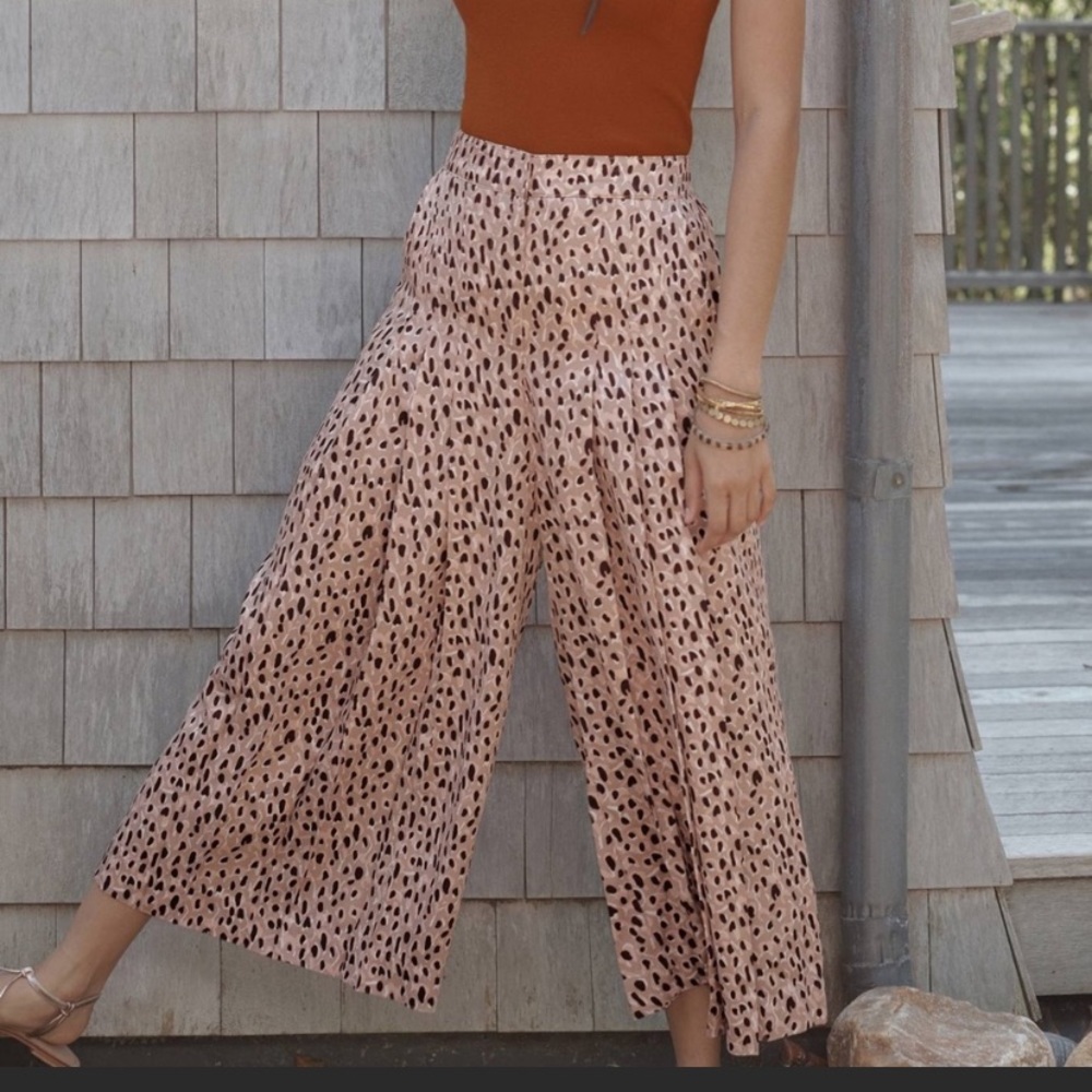 Anthropologie Isobel Pleated Wide Leg Pants XS